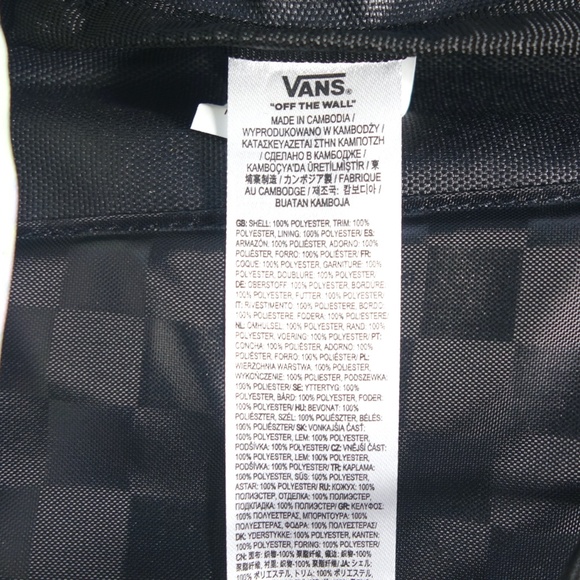 VANS Off The Wall Outdoor Scenery Colorful Backpac - Picture 8 of 9